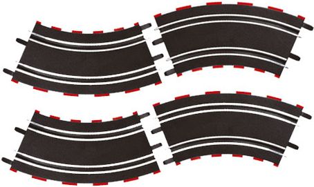 Carrera Pochylony zakręt 2/45 4 szt. (61646)