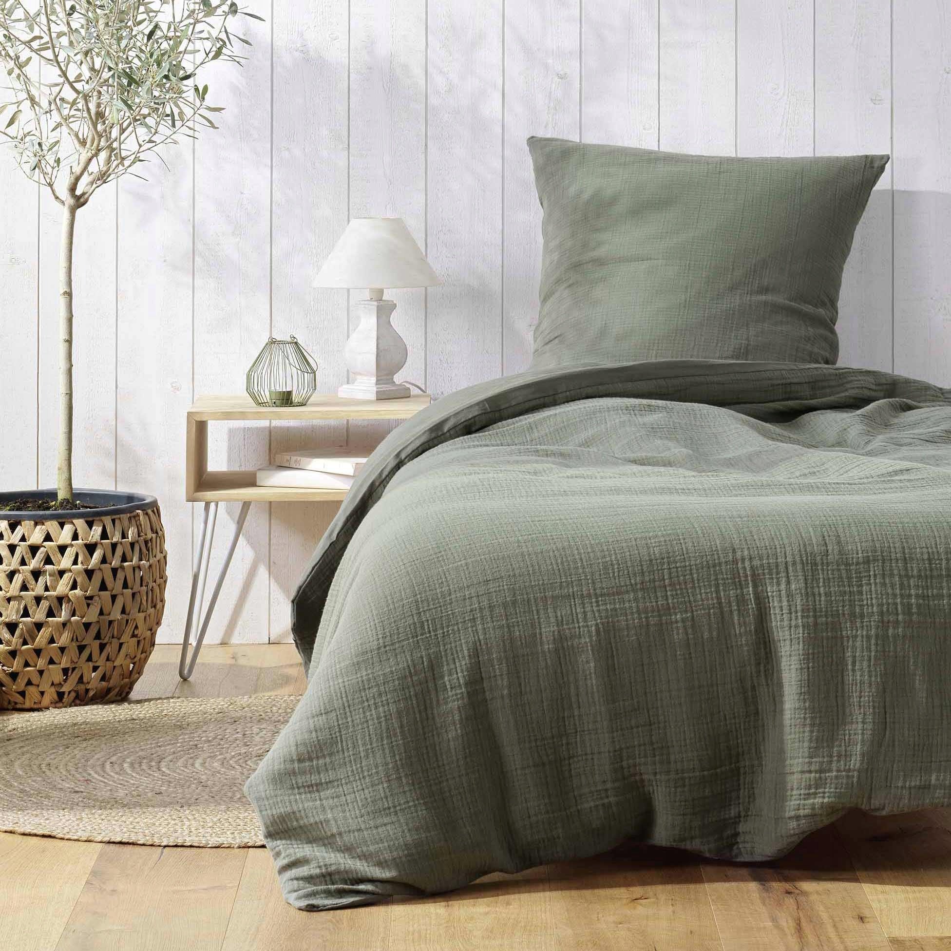 Douceur d`Interieur Zestaw pościeli bawełnianej z fakturą, ANGELIA, 140 x 200 cm