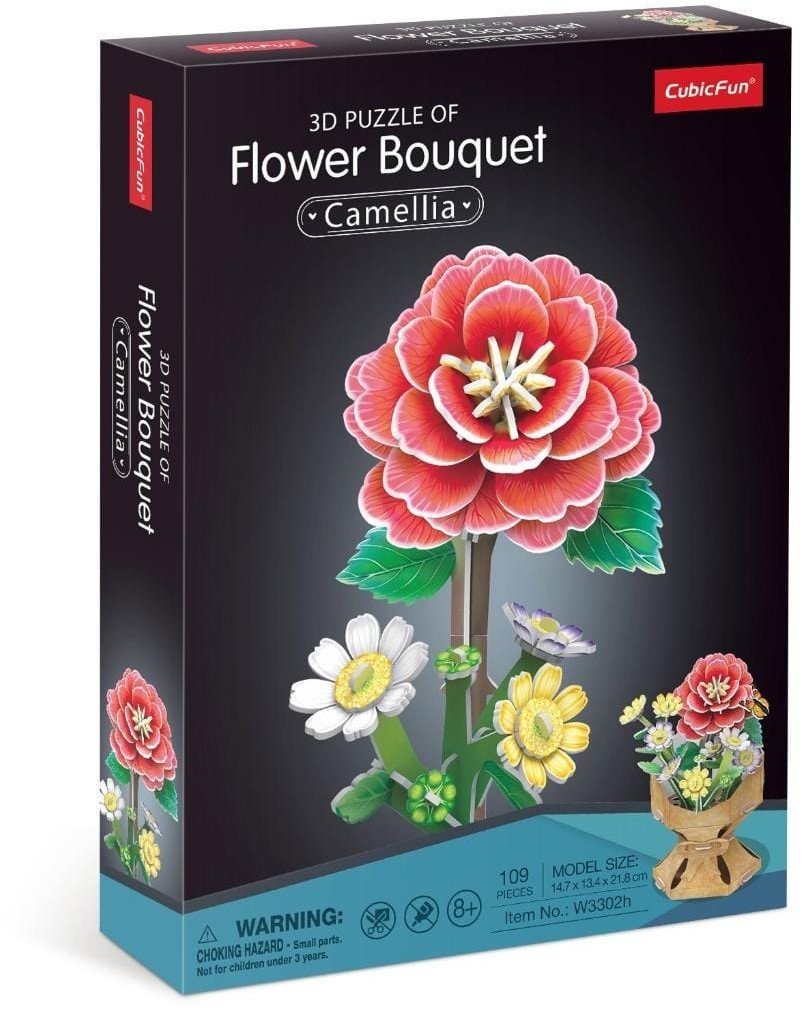 CUBIC FUN BUKIET KWIATÓW KAMELIE