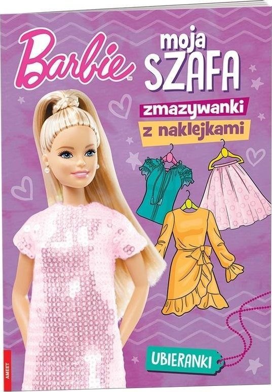 Ameet Barbie. Moja szafa. Zmazywanki z naklejkami