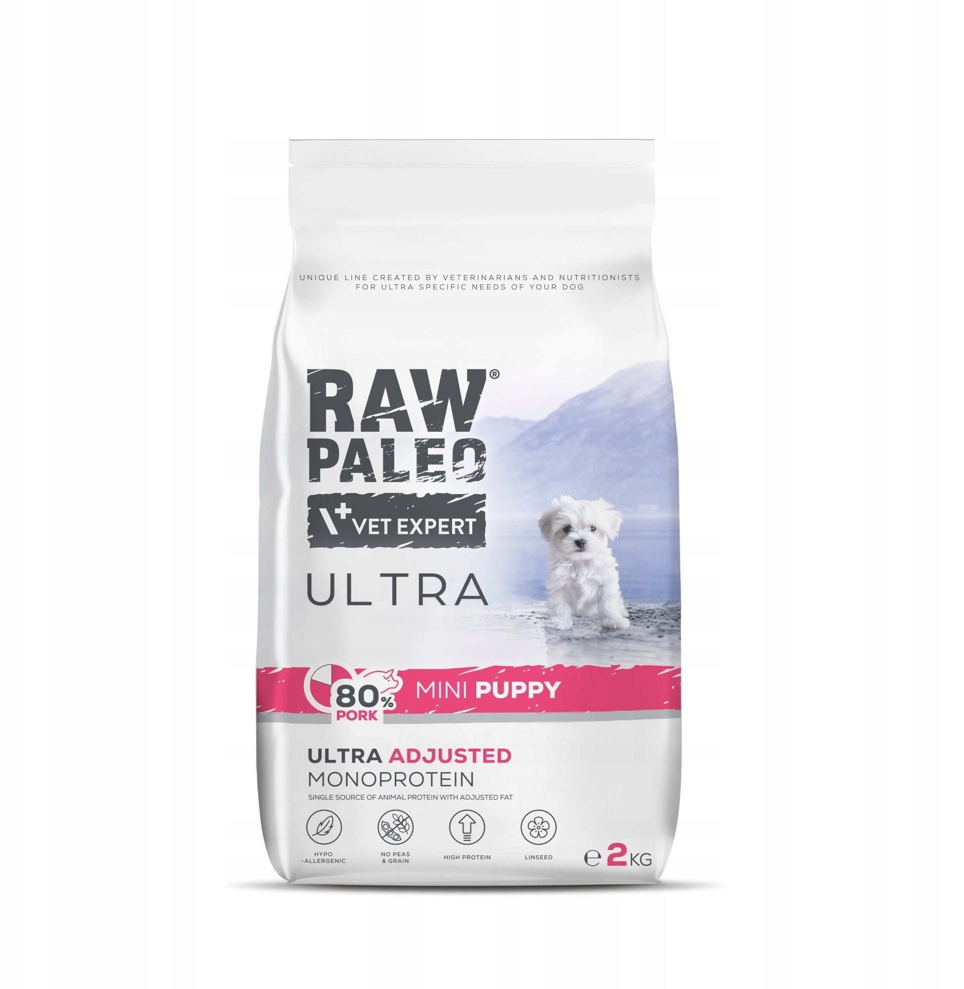 VetExpert Raw Paleo Ultra Pork Mini Puppy 2kg