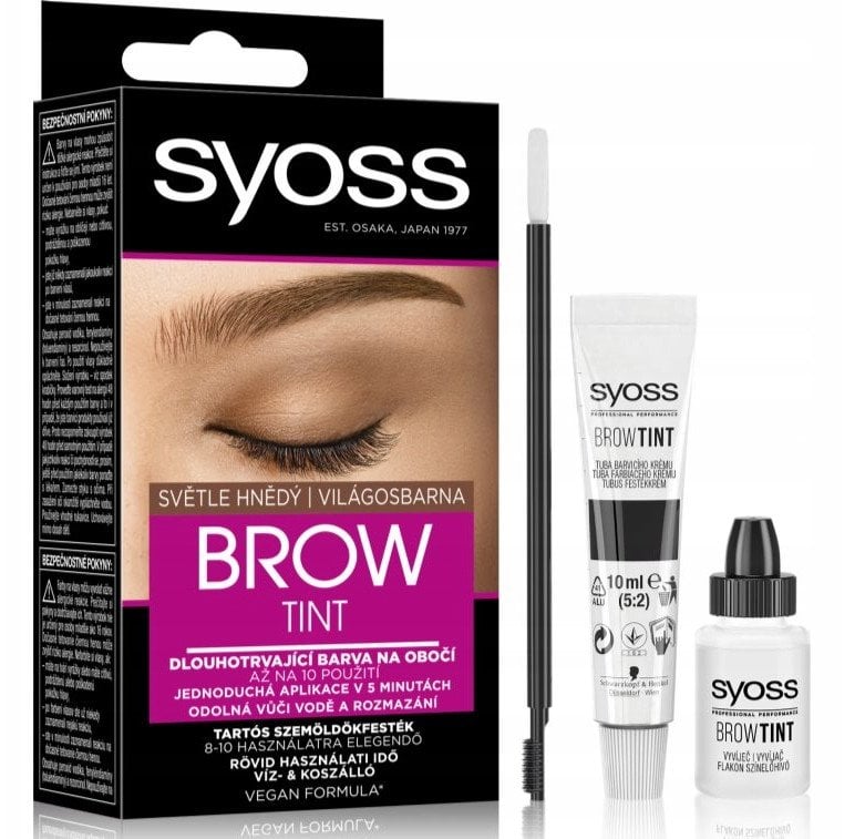 SYOSS_Brow Tint farbka do brwi Light Brown 10ml