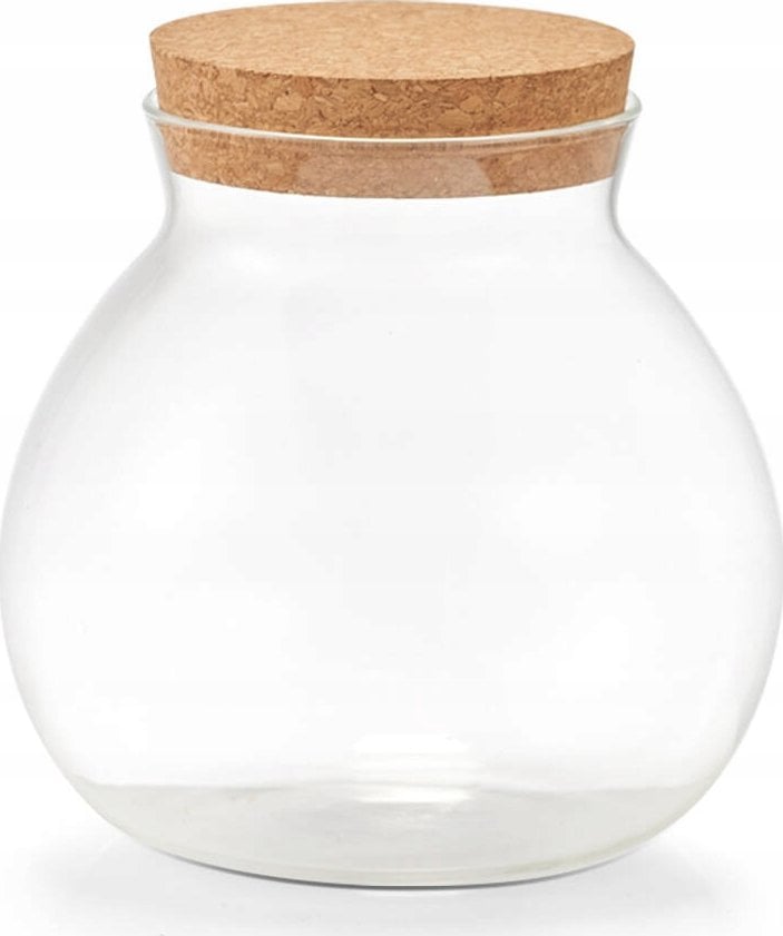 Zeller Pękaty słoik zamykany korkiem, 1050 ml