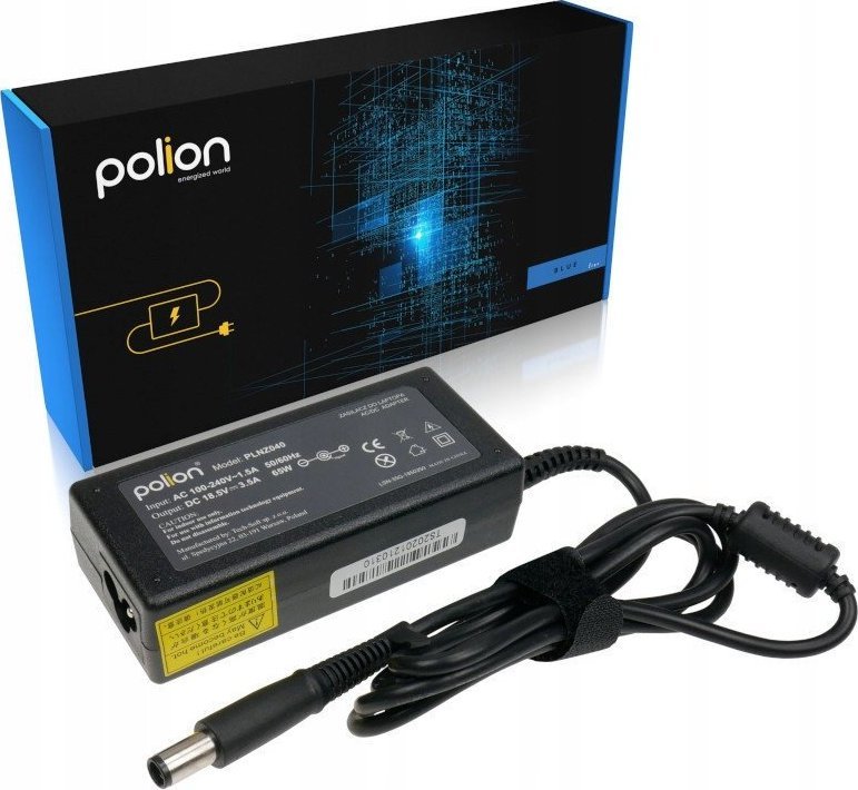 HP ZASILACZ 65W DO LAPTOPA HP 18,5V 3,5A WTYK 7,45,0