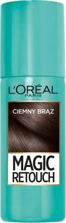L’Oreal Paris L'Oreal Paris Magic Retouch spray do retuszu odrostów Ciemny Brąz 75ml