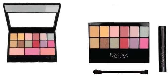 Nouba Kosmetyczka 237 Set : , Multi-use, Face Palette, 12 Shades, 36 g + , Volum, Mascara For Women
