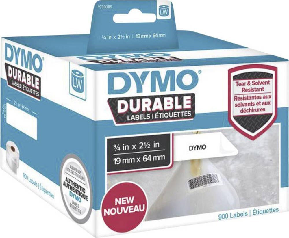 Dymo Dymo LW Durable 19 mm x 64 mm 2x 450 pcs