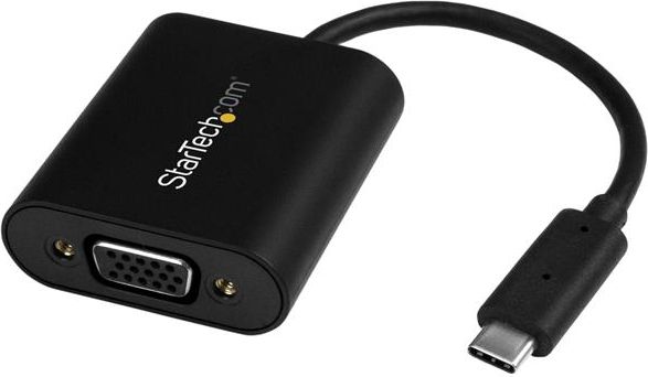 Adapter USB StarTech USB-C - VGA Czarny (CDP2VGASA)