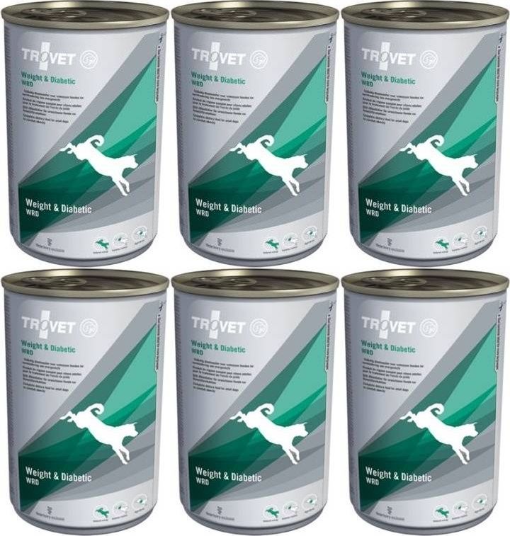 Trovet TROVET WRD Weight & Diabetic (dla psa) 12 x 400g - puszka