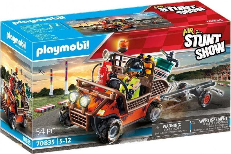 Playmobil PLAYMOBIL 70835 Air Stunt Show Mobile Repair Service Construction Toy