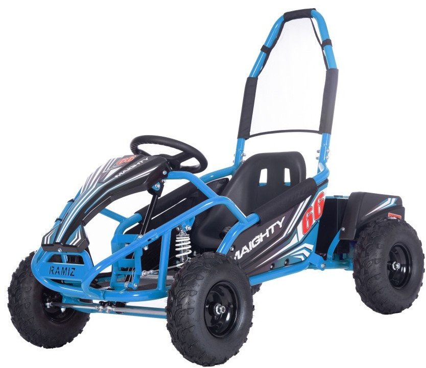 Super-Toys Pojazd Gokart Elektryczny MAIGHTY Niebieski