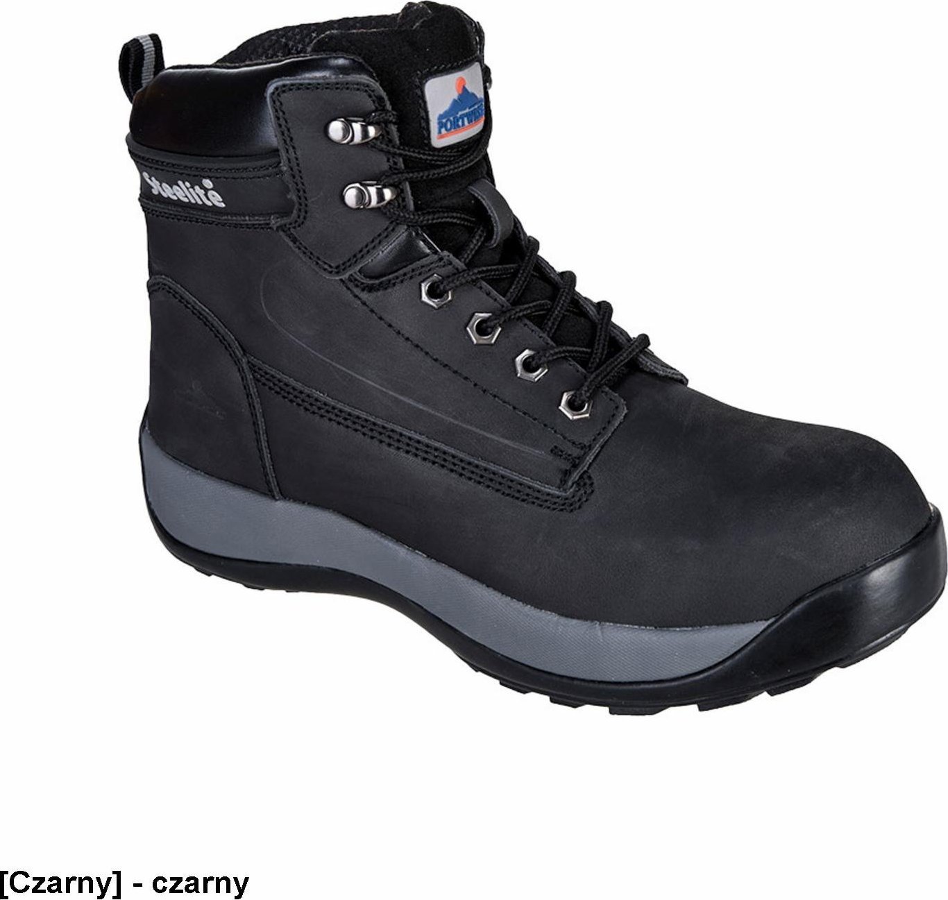 Portwest FW32 - Trzewik nubukowy Steelite Constructo S3 HRO - czarny 40