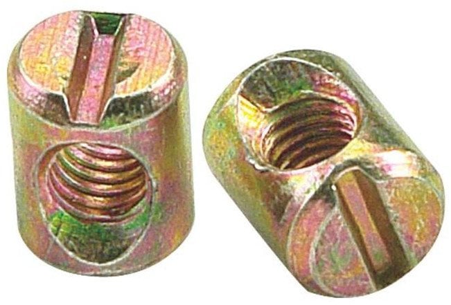 FURNITURE NUT (FF-1530 6X13 MM ZINC)