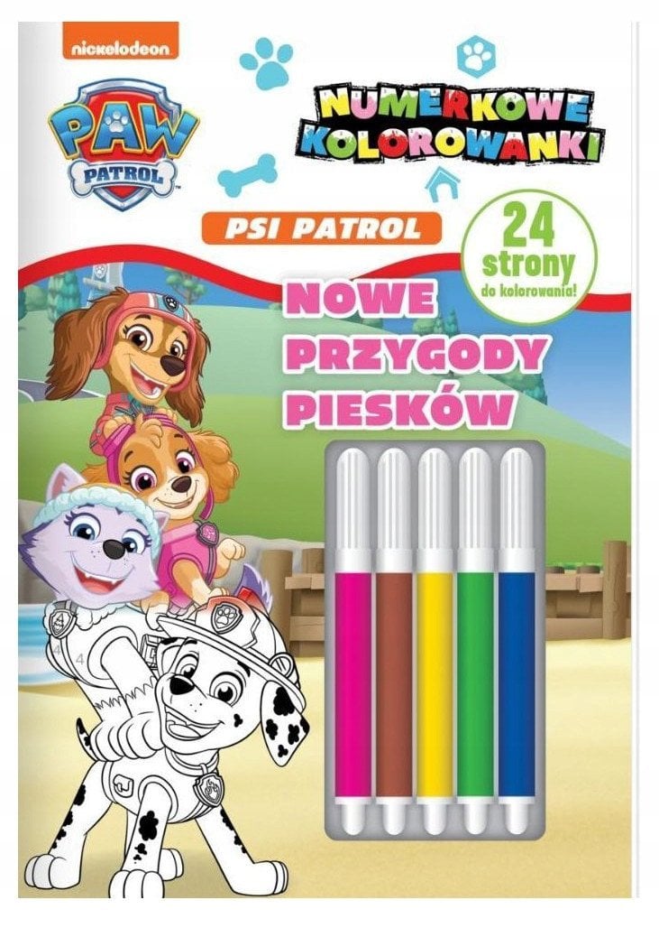 Psi Patrol Numerk.kolor. Nowe przyg.piesków 29266