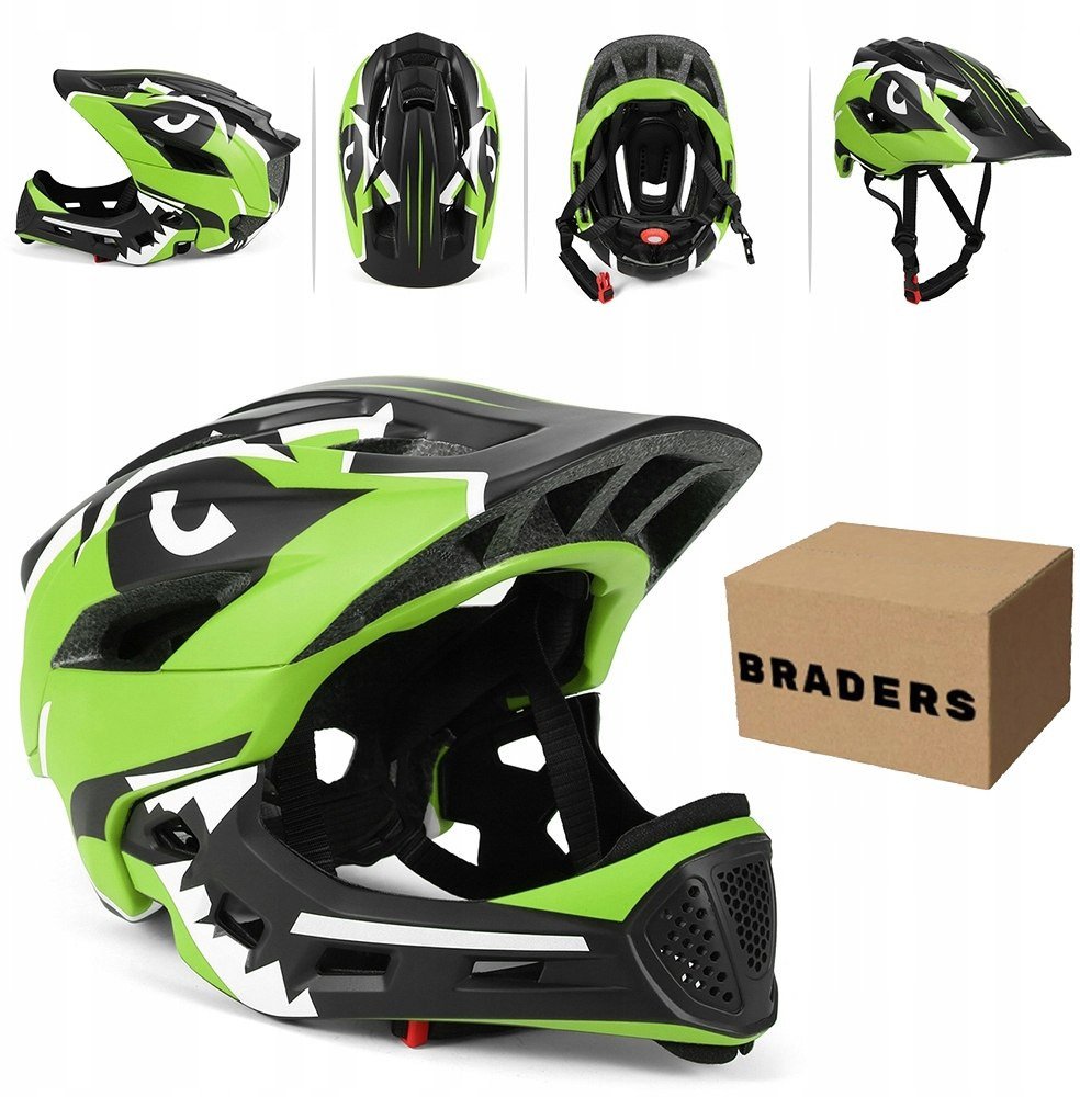 Bezpieczny kask dziecięcy na rower i hulajnogę - sportowy, odpinany, lekki