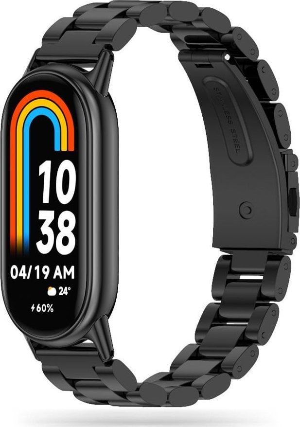 Tech-Protect TECH-PROTECT STAINLESS XIAOMI SMART BAND 8 / 9 / NFC BLACK