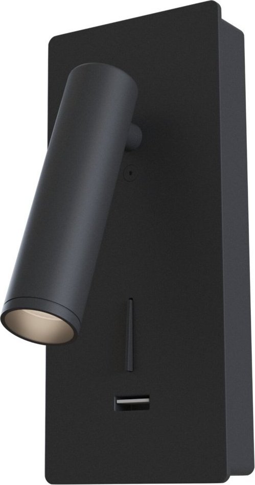 Kinkiet Maytoni Metalowy kinkiet Mirax C041WL-L3B3K LED 3W tuba czarna