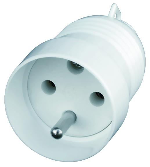 Simet Gniazdo przenośne proste G-1 białe 32-12101.01