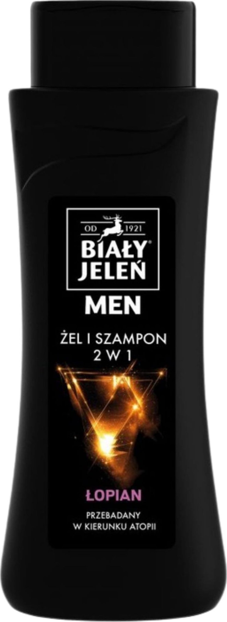 Biały Jeleń Szampon Żel hipoalergiczny 2w1 Men z łopianem 300ml