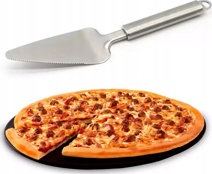 Brunbeste Stalowa łopatka nóż szpatułka do pizzy tortu