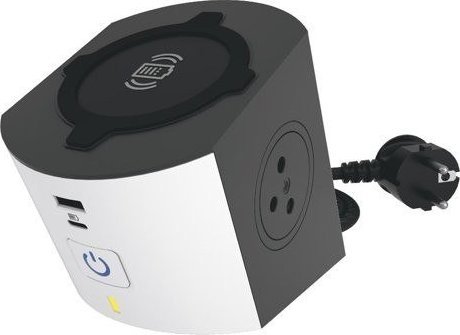 Ładowarka Legrand Przedłużacz 2x2P+Z Indukcja USB A/C 2m