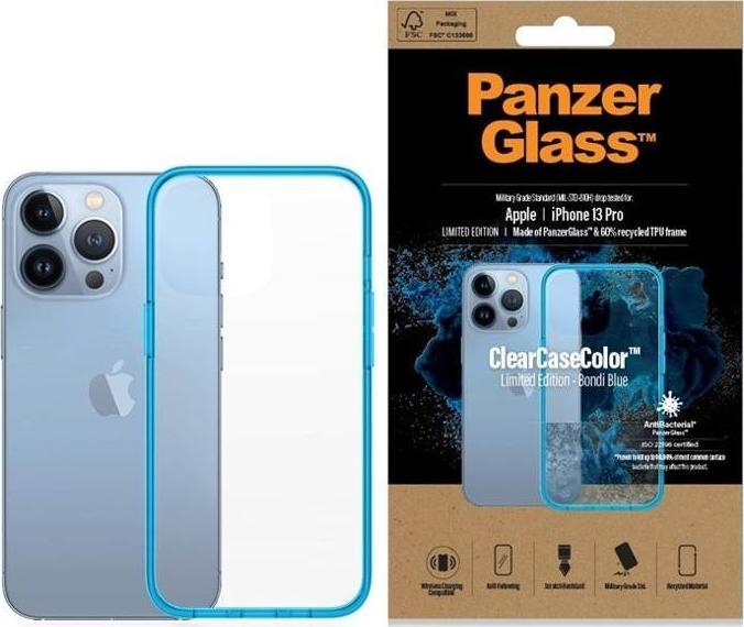PanzerGlass ClearCase iPhone 13 Pro 6.1 Military grade Bondi Blue 0336
