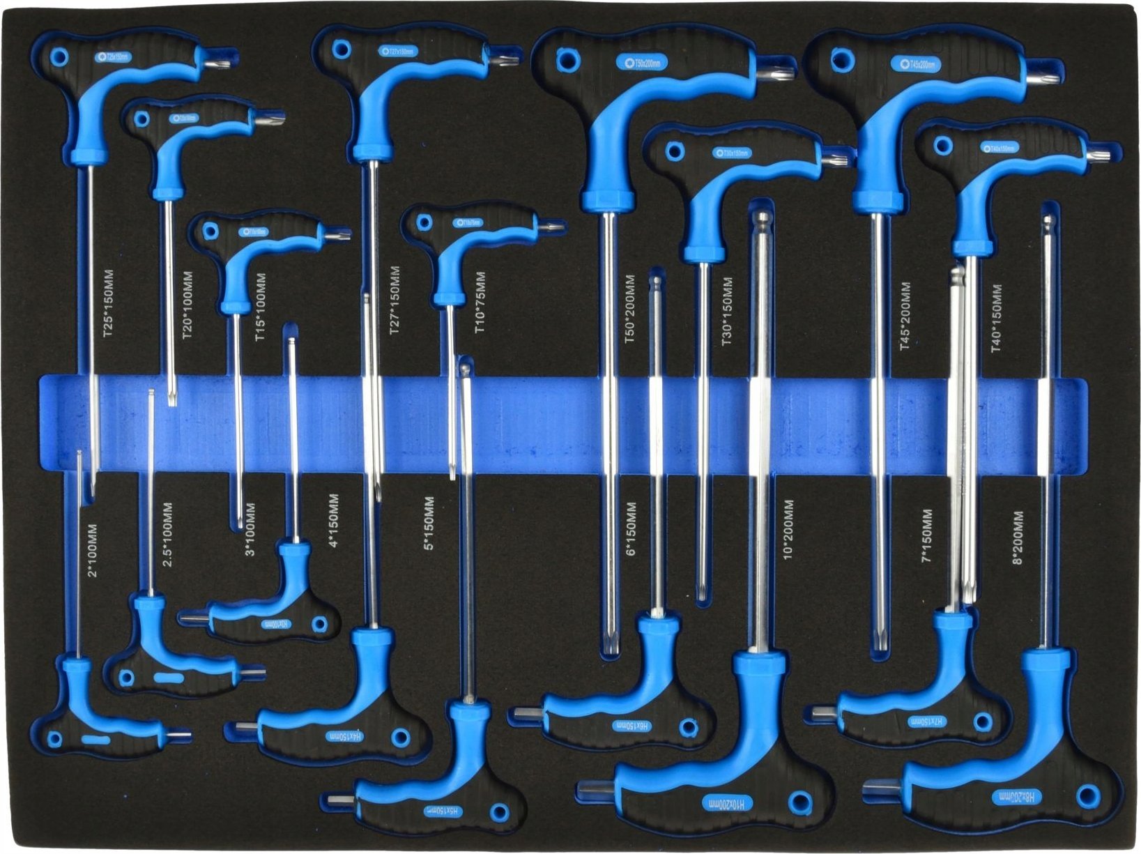 Geko Wkład- zestaw wkrętaków typu T 18el.(6)