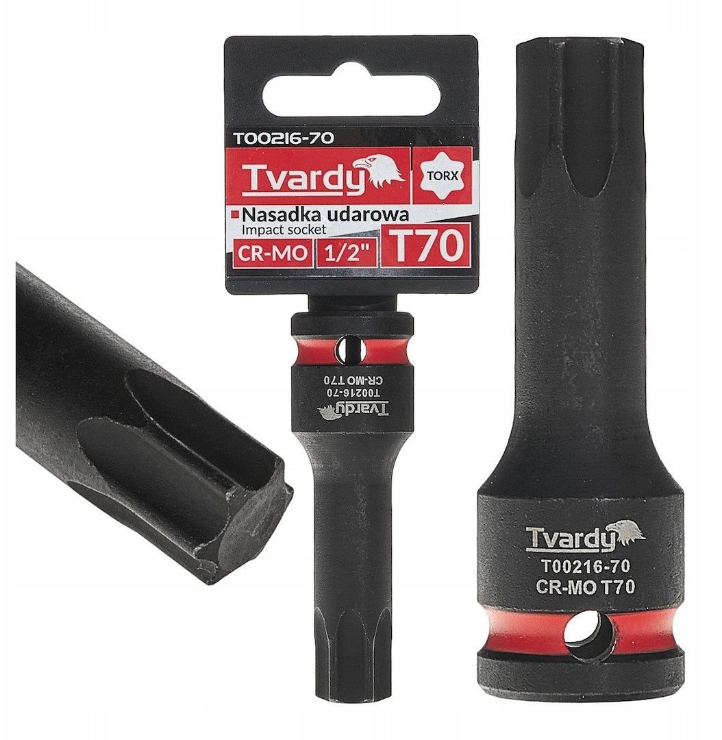 Nasadka udarowa TORX 1/2" T70 CR-MO (10/100)