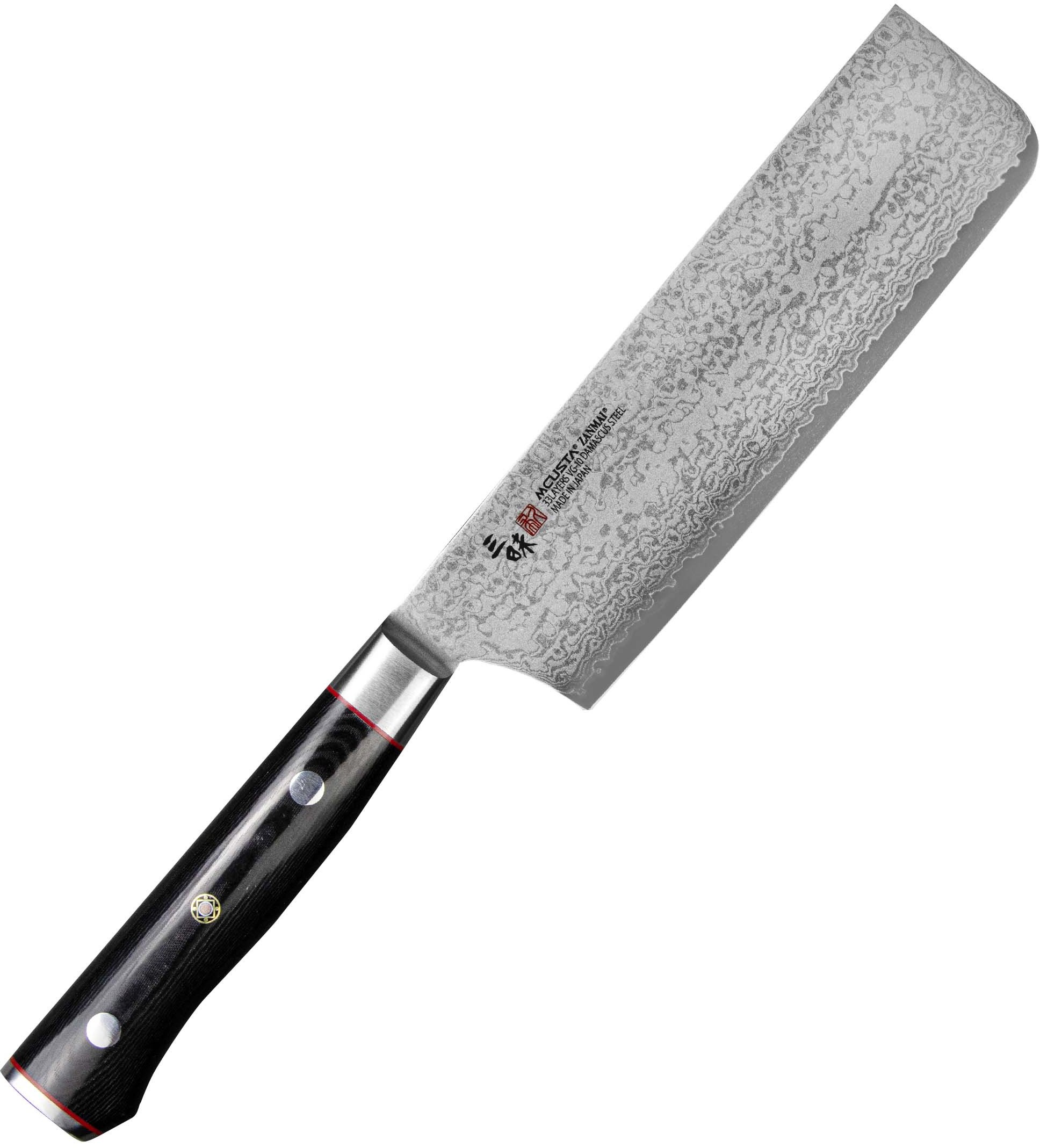 Mcusta Zanmai VG-10 Pro Zebra Nóż Nakiri 16,5 cm