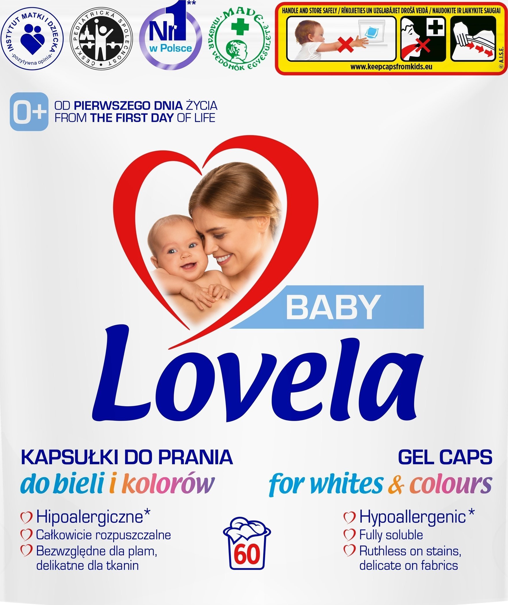 KAPSUŁKI DO PRANIA UNIWERSALNE 60 SZT 010479