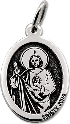 WĘC - Twój Jubiler Medalik srebrny z wizerunkiem św. Judy MED-JUD-01