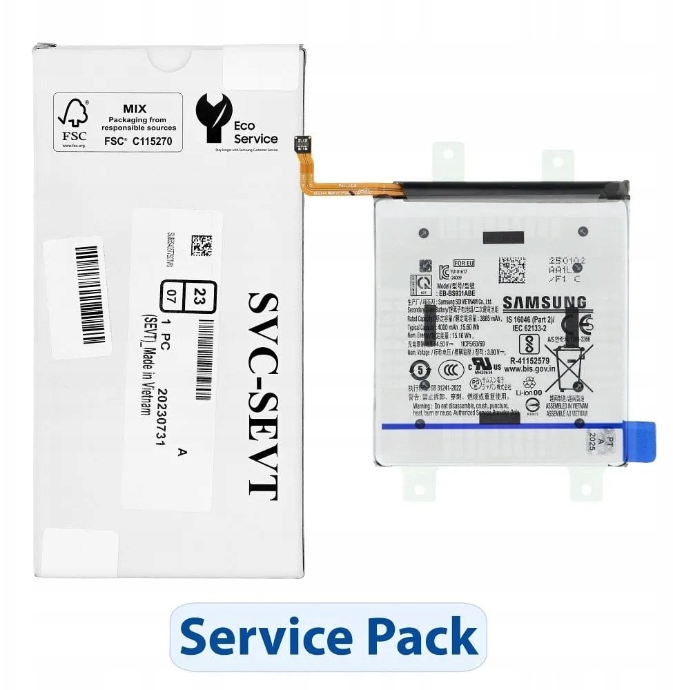 ServicePack Bateria EB-BS931ABE do SAMSUNG S25 S931B
