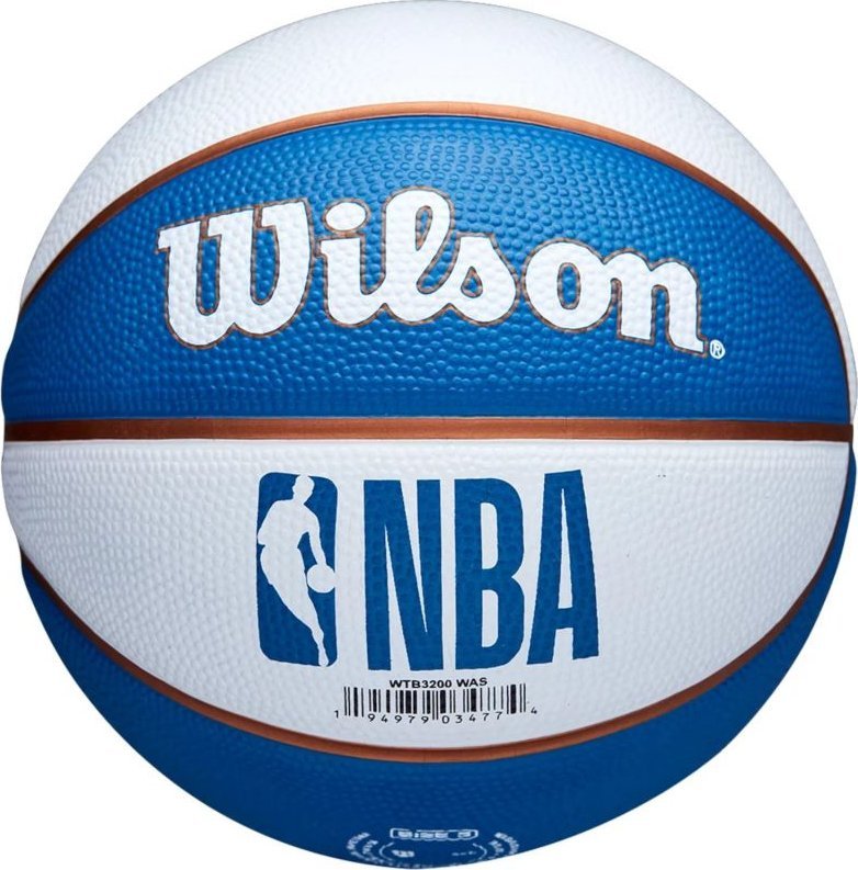 Wilson Wilson Team Retro Washington Wizards Mini Ball WTB3200XBWAS białe 3