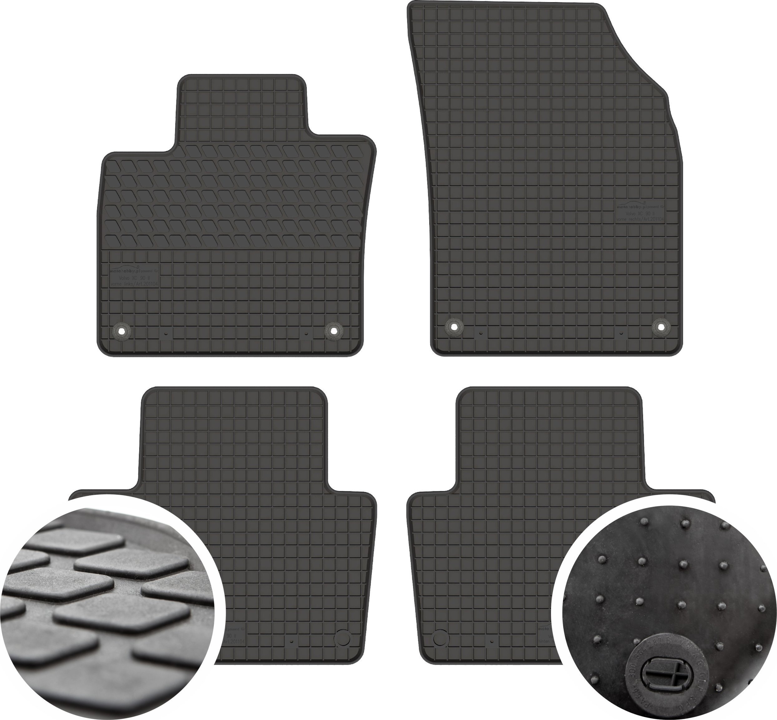 GeyerHosaja Dywaniki gumowe do Volvo XC90 II
