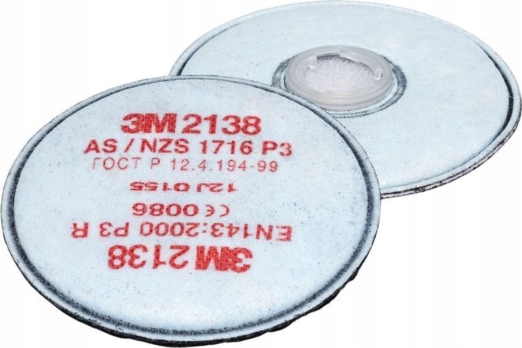 3M Filtr cząstek stałych 3M P3 R, 2138, opakowanie 20szt.