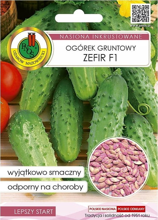 Ogórek Zefir F1 5g Wczesna odmiana o dużym plonie