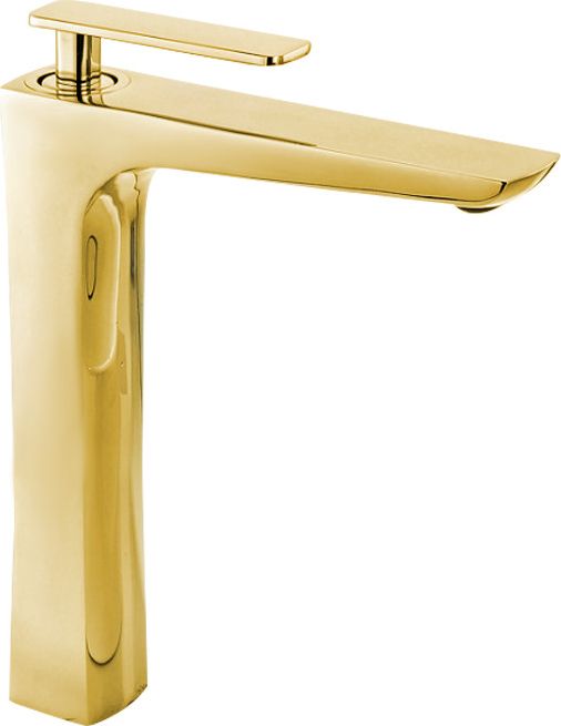 Bateria umywalkowa Mexen Indus stojąca złoty