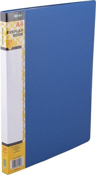 D.Rect Teczka ofertowa 20 koszulek niebieska D.RECT