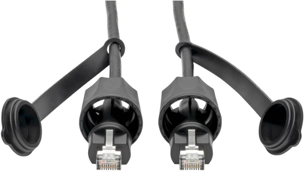 EATON TRIPPLITE Industrial Cat5e/Cat6 STP Ethernet Cable - RJ45m/M CMX Outdoor IP68 26 AWG TAA 50 ft. 15,24m