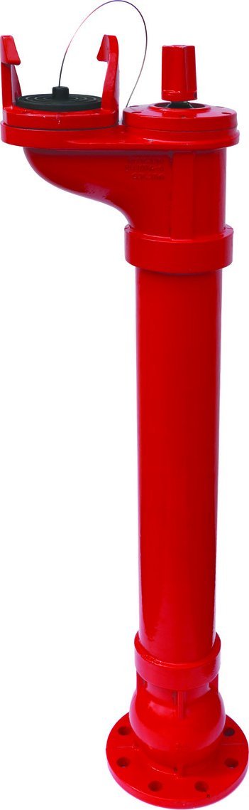 Domex Hydrant podziemny, DN80pn10, wysokość h=1250mm, kołnierz na 8 otworów