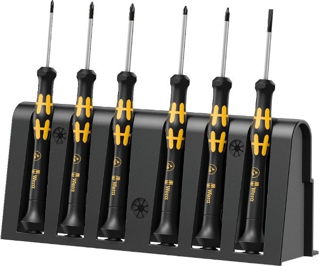 Wera zestaw 6 wkrętaków precyzyjnych + stojak 1550/6 ESD (05030180001)