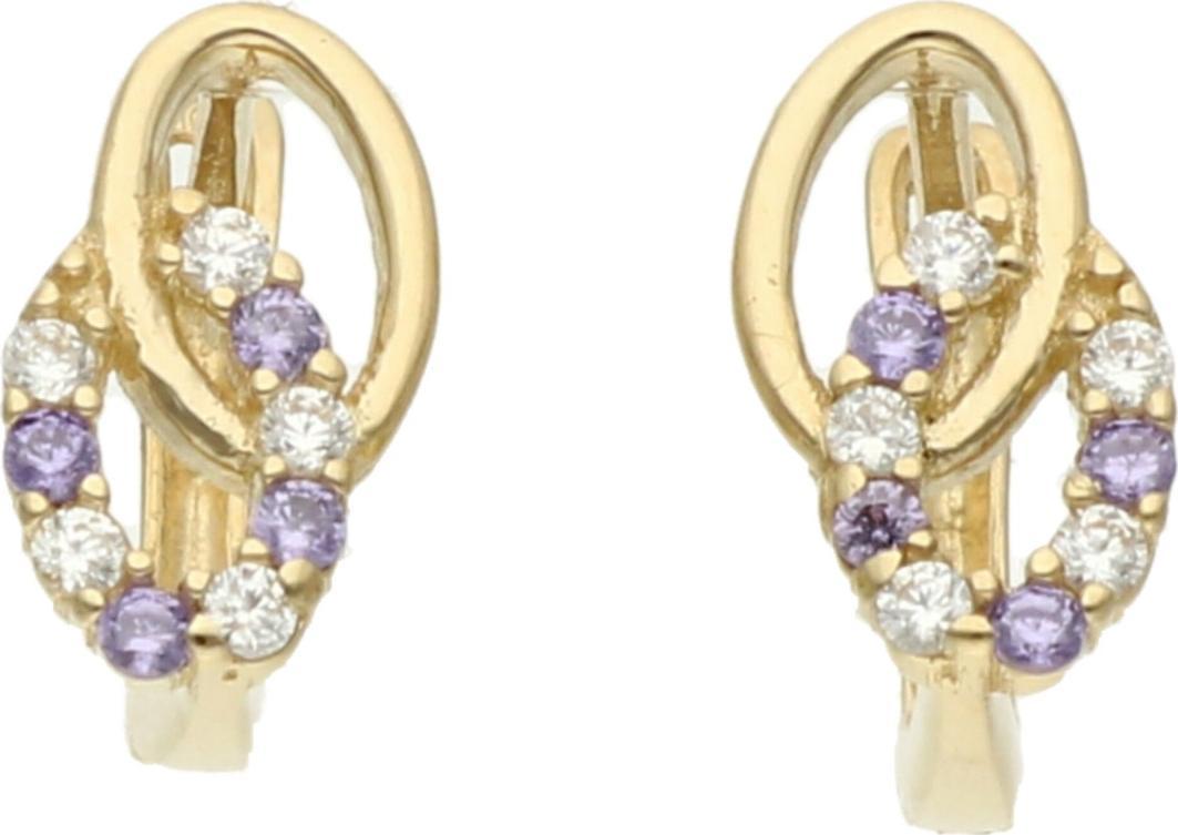 Rosanto Złote kolczyki na zapięciu angielskim 585 14k