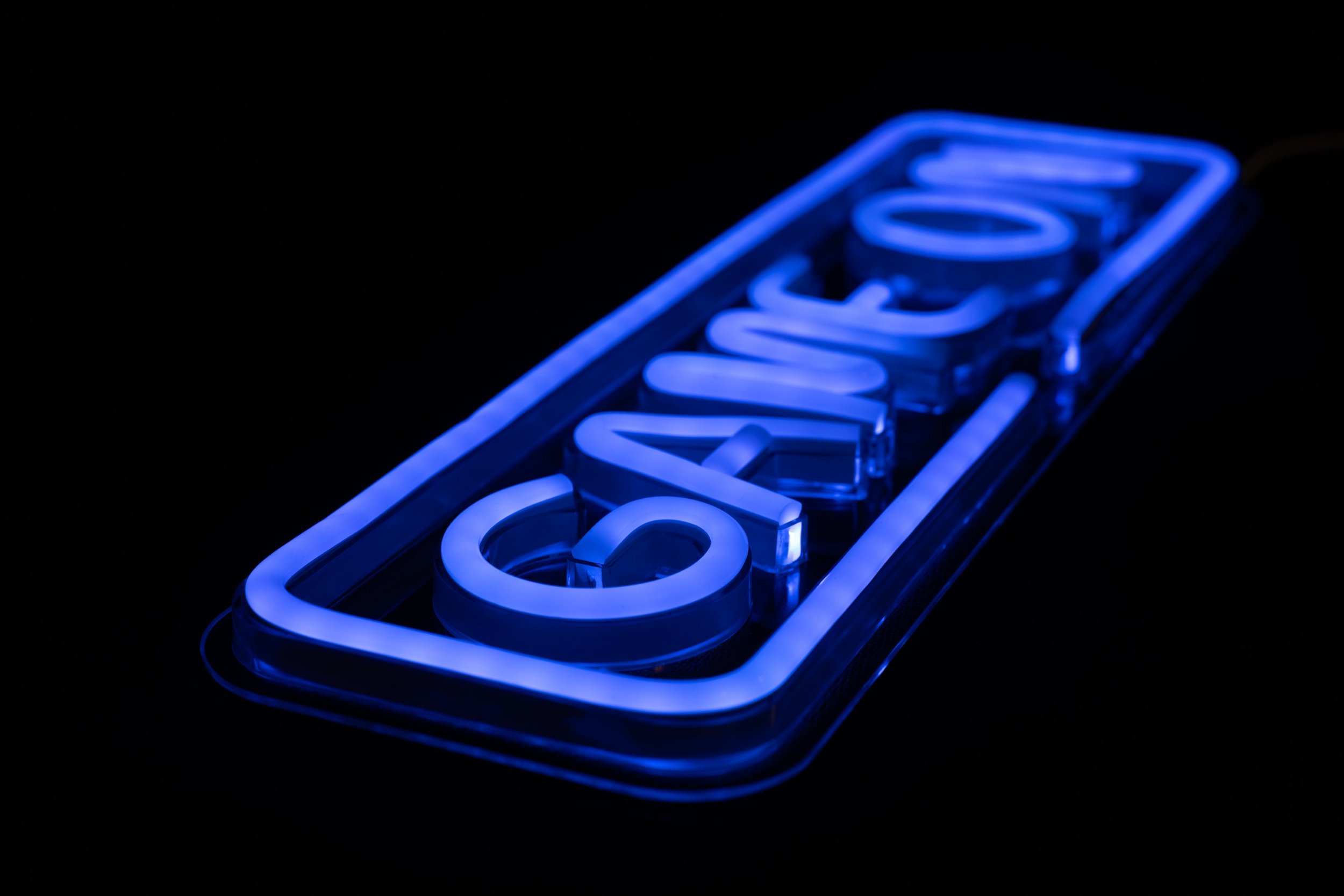 PREYON Neon gamingowy LED ścienny GAME ON Blue Eye Bait (PBEB12GO)