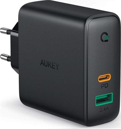 Ładowarka Aukey PA-D1 1x USB-A 1x USB-C 5.4 A (aukey_20200512124033)