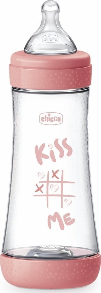 CHICCO 00020235110040 Butelka P5 plastik silikon 300 ml Fast Girl