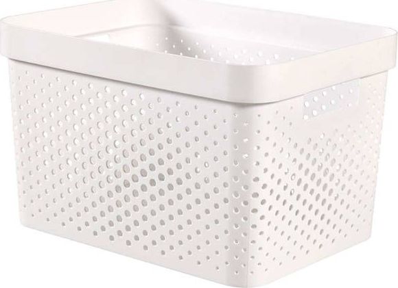 Curver Kosz do Szafy Organizer Ażurowy Pojemnik Biały 17l CURVER uniwersalny