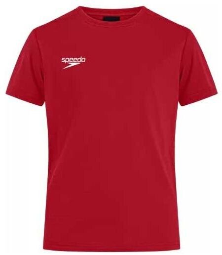 Speedo KOSZULKA JUNIOR CLUB PLAIN TEE JU RED 8-13391A846 8Y 128