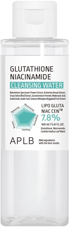 APLB Glutathione Niacinamide Cleansing Water oczyszczająca woda do twarzy 160ml