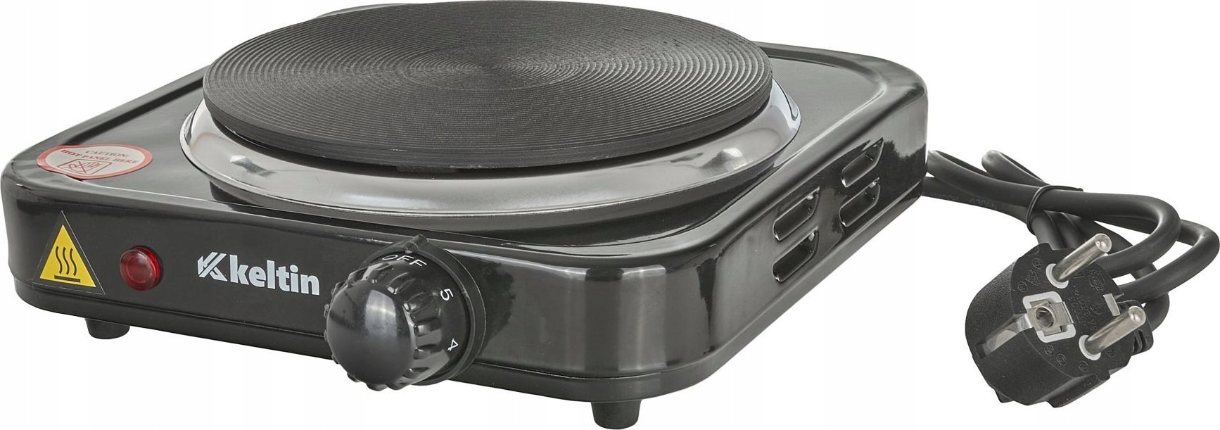 KELTIN Kuchenka elektryczna – płyta jednopalnikowa 1000W (12)