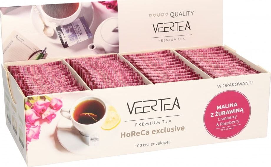 VEERTEA PREMIUM 100 kopert CRANBERRY & RASPBERRY 2g